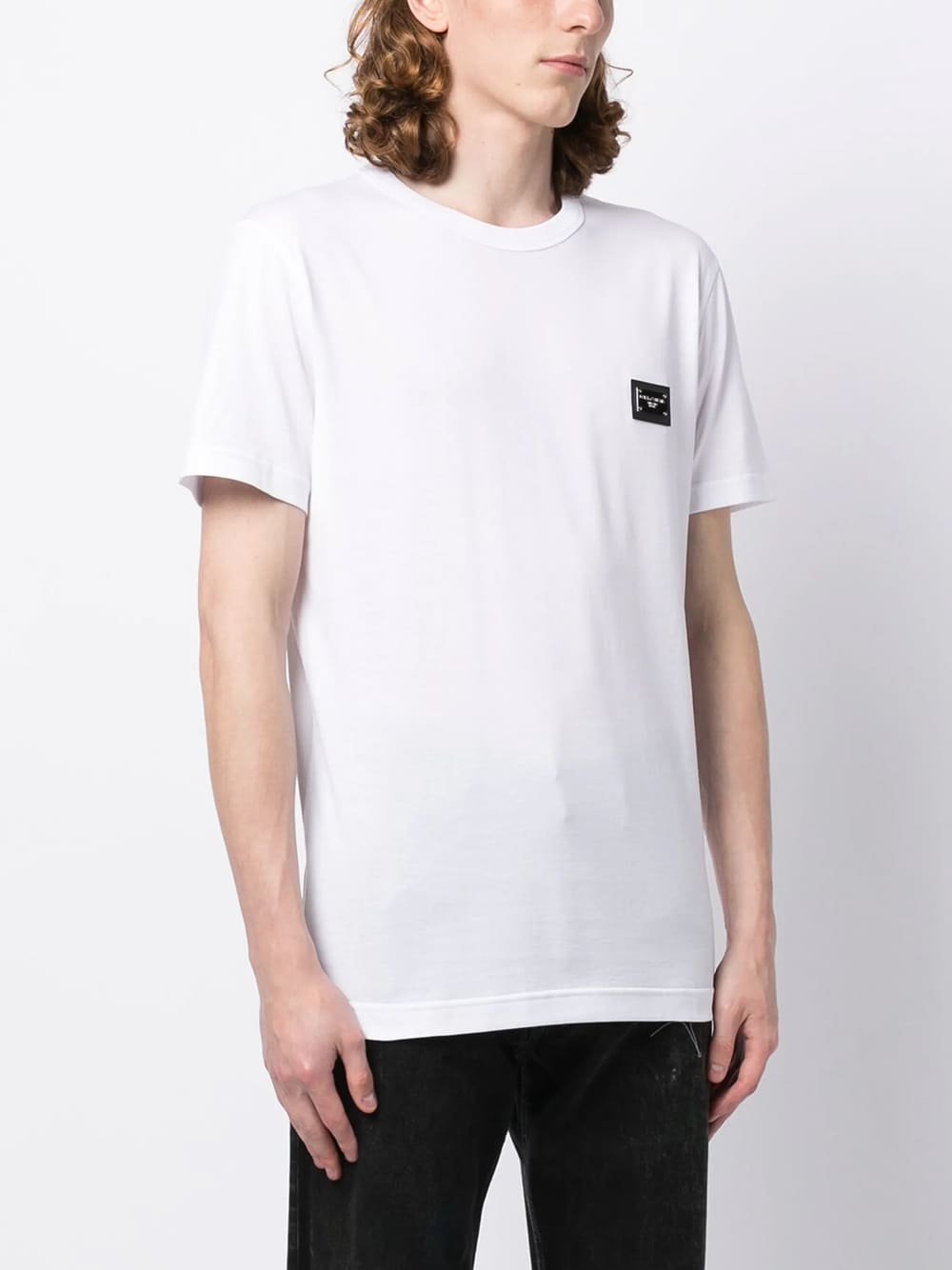 Dolce & Gabbana Plaque Logo T-Shirt White