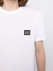 Dolce & Gabbana Plaque Logo T-Shirt White