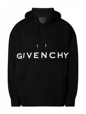 Givenchy 4G Logo Embroidered Hooded Sweatshirt Black