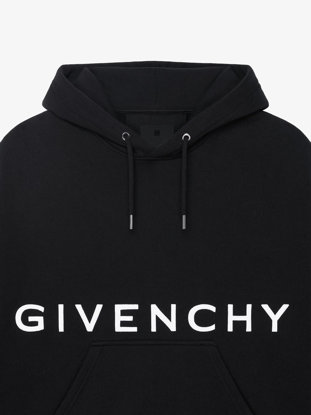 Givenchy 4G Logo Embroidered Hooded Sweatshirt Black