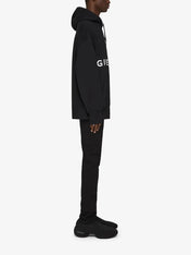 Givenchy 4G Logo Embroidered Hooded Sweatshirt Black