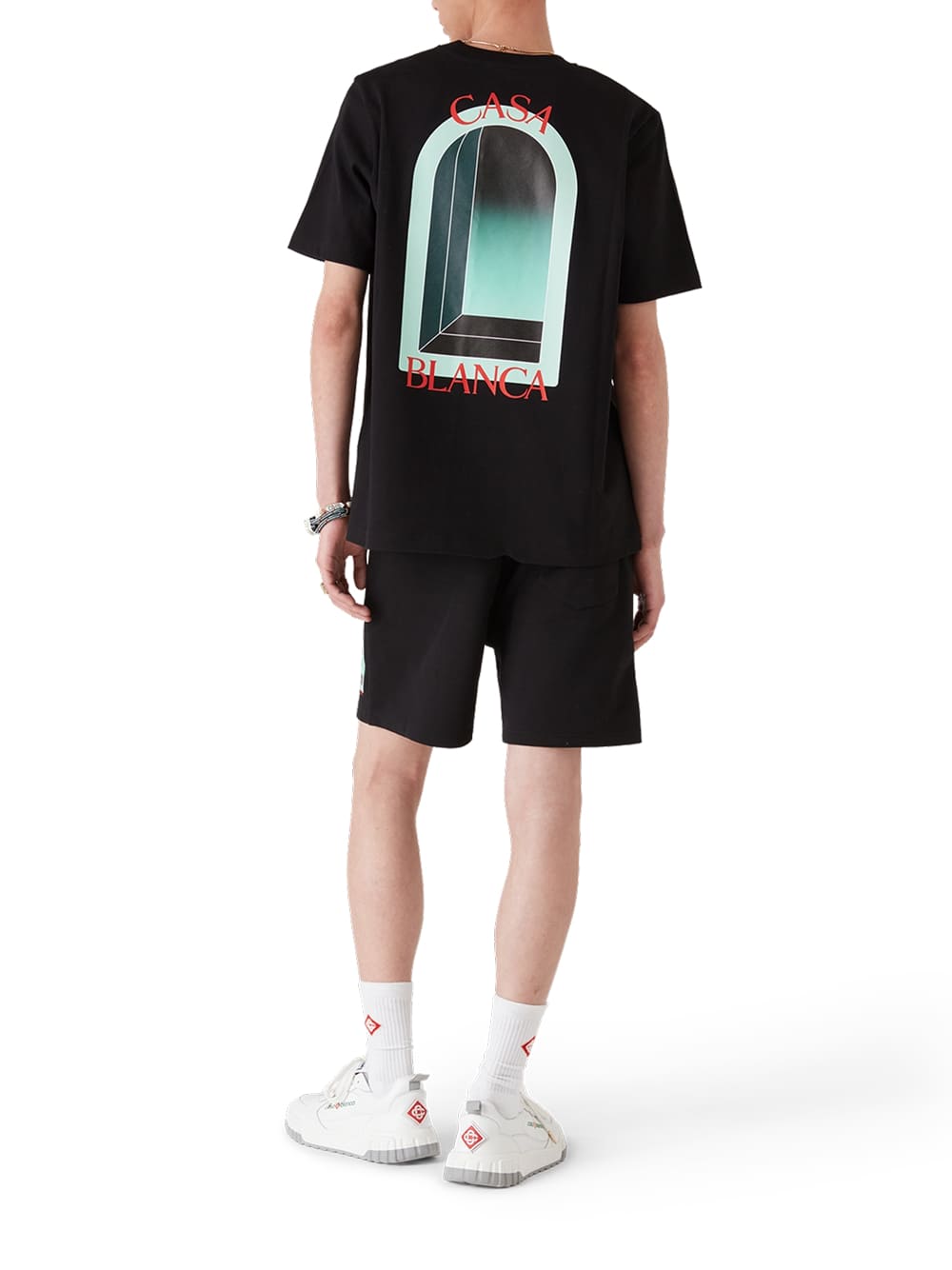 Casablanca L'Arche Colore T-Shirt Black