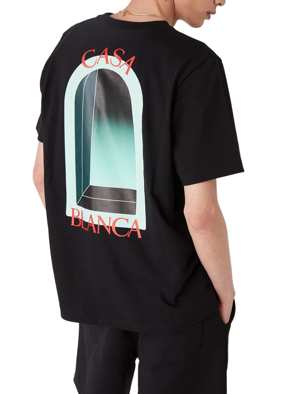 Casablanca L'Arche Colore T-Shirt Black