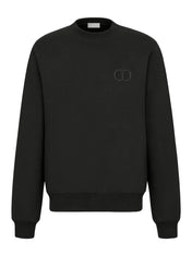 Dior CD Icon Sweatshirt Black Cotton Fleece