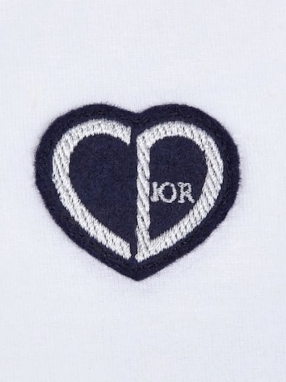 Dior CD Heart Patch T-Shirt White