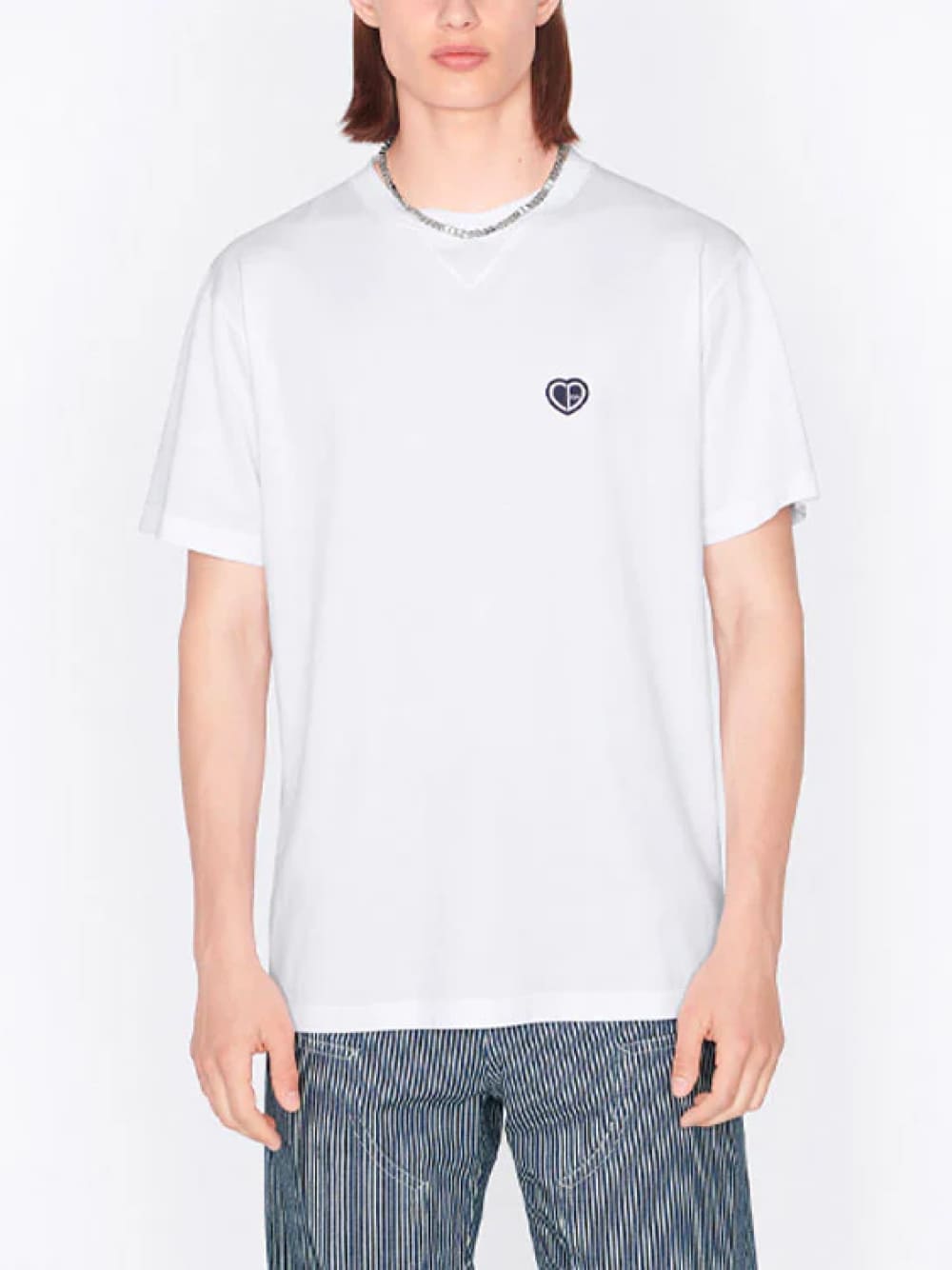 Dior CD Heart Patch T-Shirt White