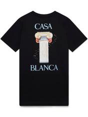 Casablanca La Colonne Short-Sleeve T-Shirt Black