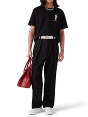 Casablanca La Colonne Short-Sleeve T-Shirt Black