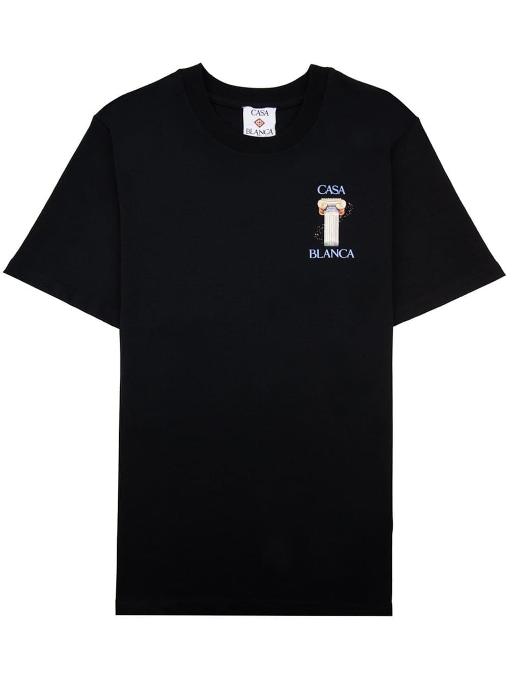Casablanca La Colonne Short-Sleeve T-Shirt Black