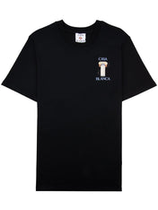 Casablanca La Colonne Short-Sleeve T-Shirt Black