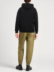 Givenchy Black Infinity Rings Logo Hoodie Black