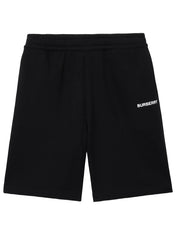 Burberry Cotton Logo Shorts Black