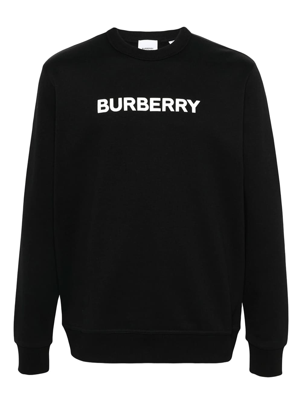 Burberry Cotton Logo Sweatshirt Black