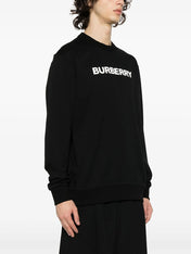 Burberry Cotton Logo Sweatshirt Black