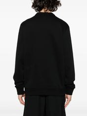 Burberry Cotton Logo Sweatshirt Black