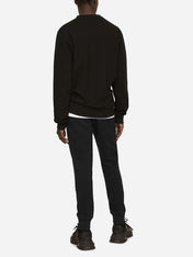 Dolce & Gabbana Logo Plaque Sweatshirt Black