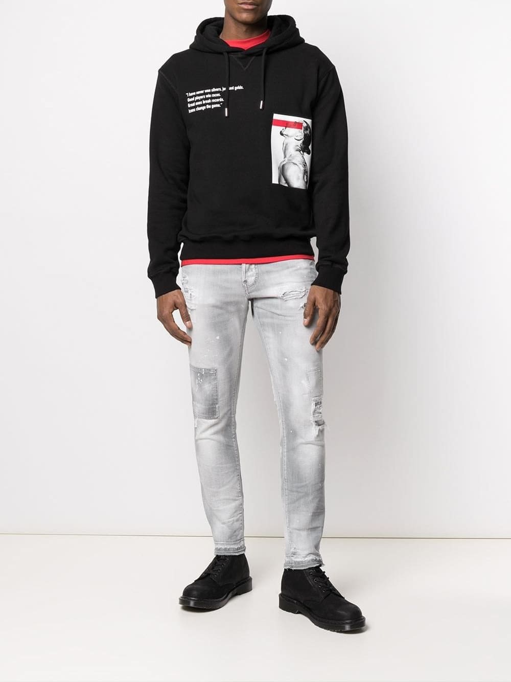 Dsquared2 Cool Guy Cropped Jeans Grey