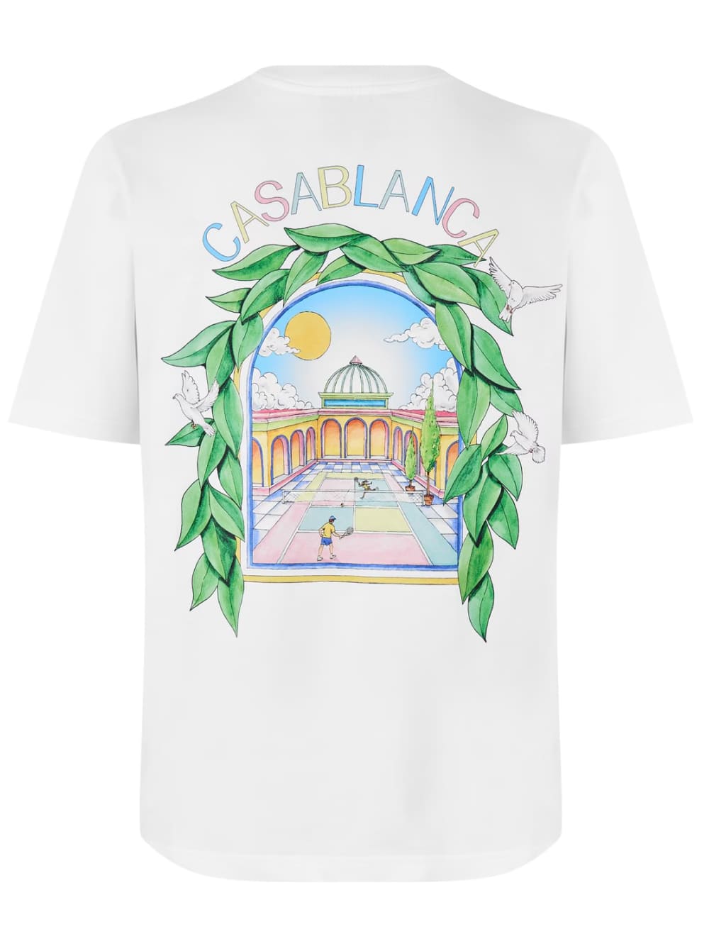 Casablanca L'Arche Tennis Club T-Shirt White