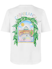 Casablanca L'Arche Tennis Club T-Shirt White