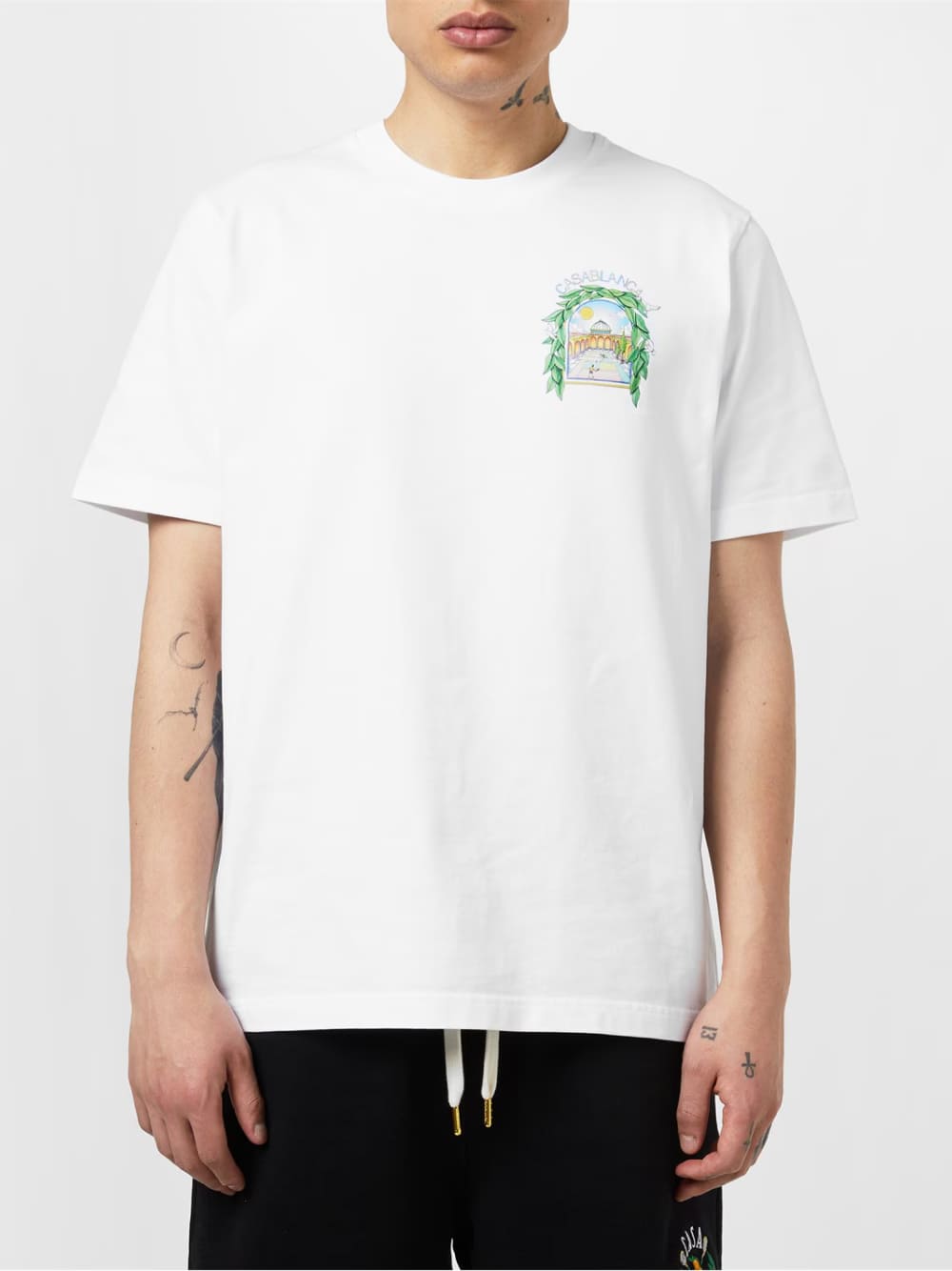 Casablanca L'Arche Tennis Club T-Shirt White