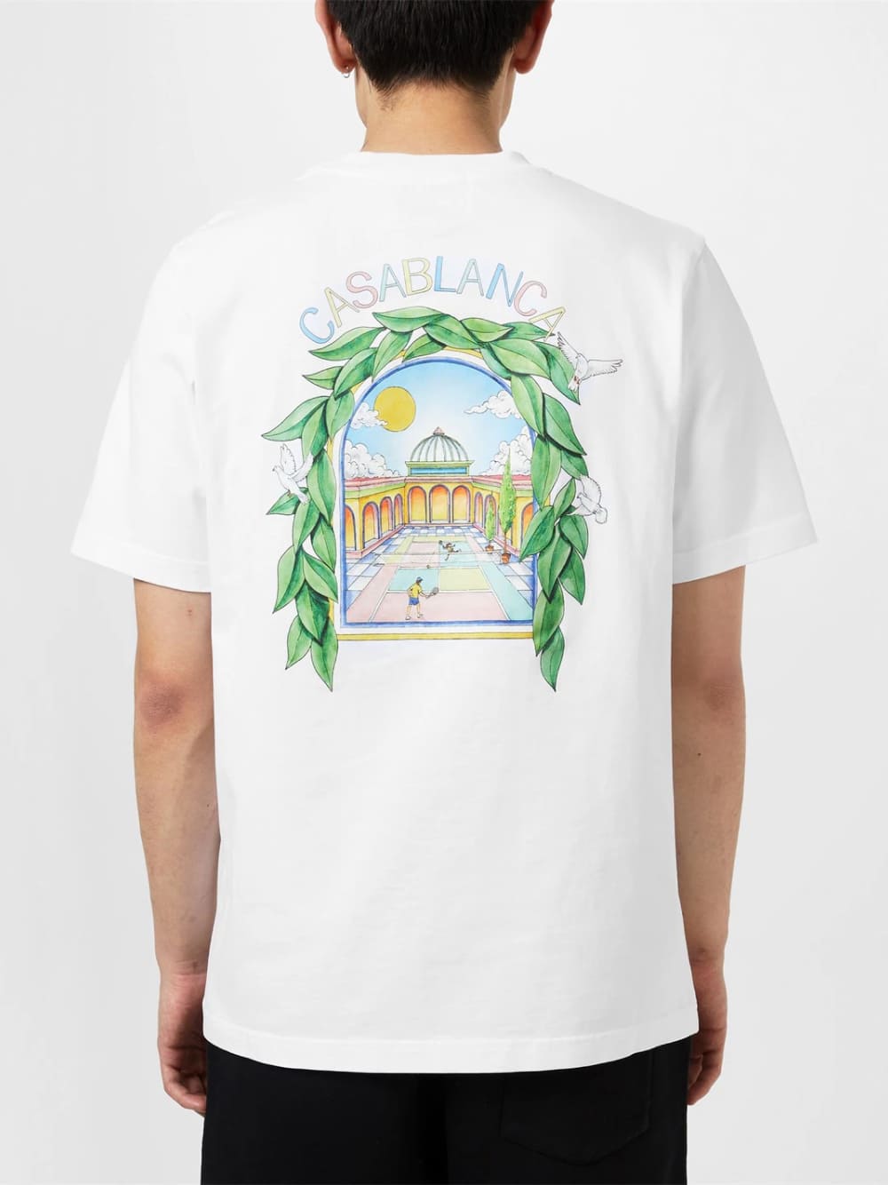 Casablanca L'Arche Tennis Club T-Shirt White