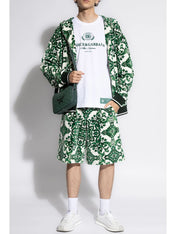 Dolce & Gabbana Italian Sportswear Logo-Print Cotton T-Shirt White