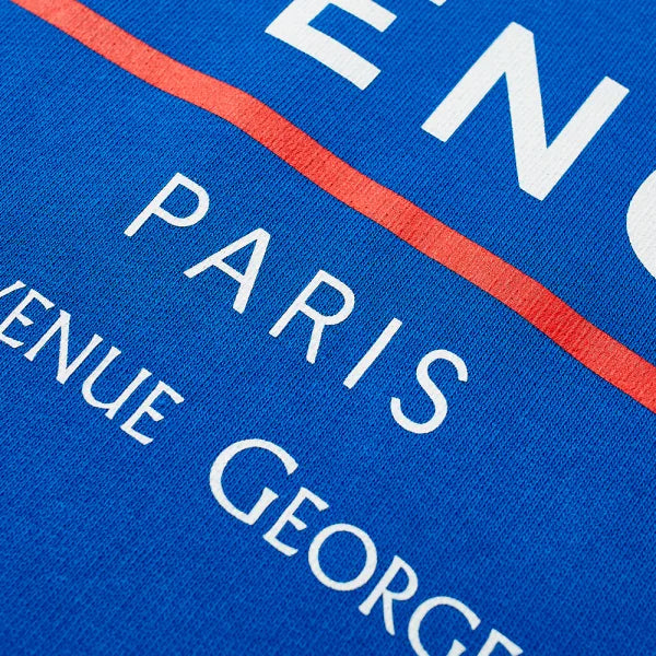 Givenchy Address Hooded Sweatshirt Blue