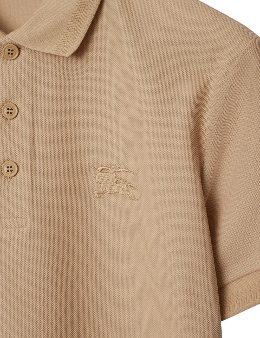 Burberry Cotton Polo-Shirt Beige
