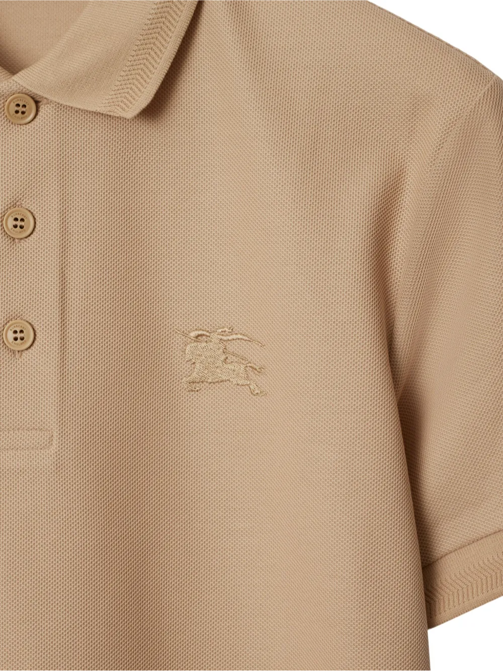 Burberry Cotton Polo-Shirt Beige