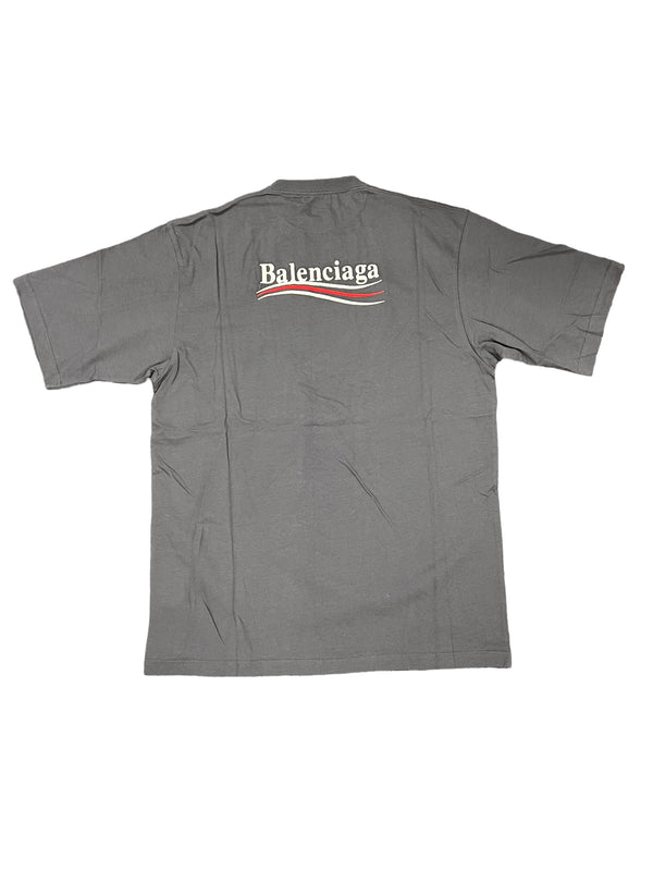 Balenciaga political t shirt grey