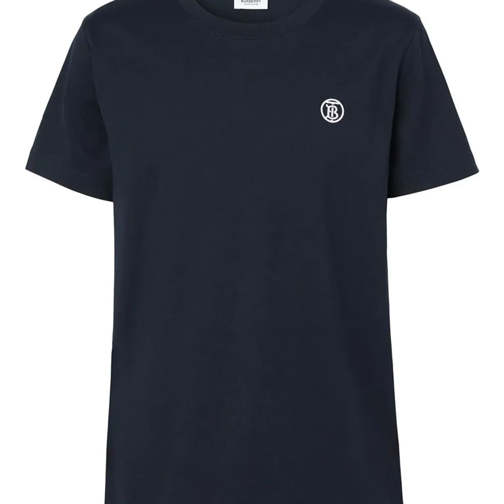 Burberry 'Parker' TB-embroidered Logo T-Shirt Navy Blue