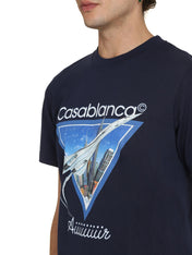 Casablanca Air T-Shirt Navy Blue