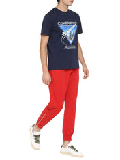 Casablanca Air T-Shirt Navy Blue