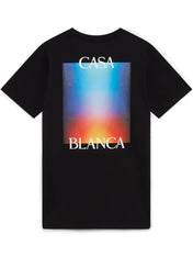 Casablanca Exclusive Gradient Casa Logo T-Shirt Black
