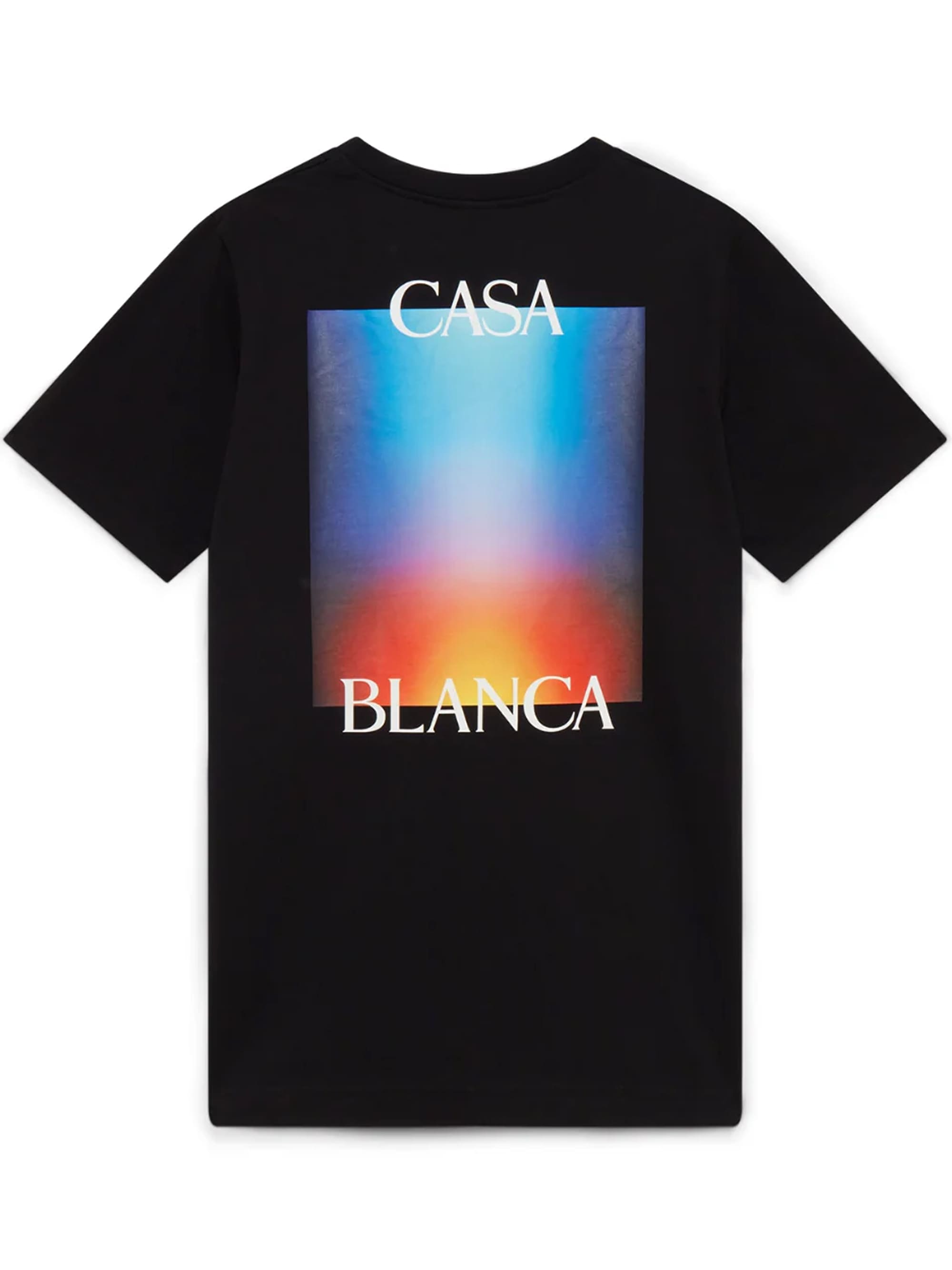 Casablanca Exclusive Gradient Casa Logo T-Shirt Black