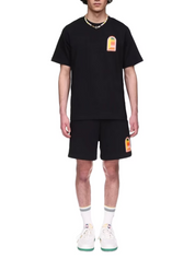 Casablanca L'Arche Gradient Logo Printed T-Shirt Black