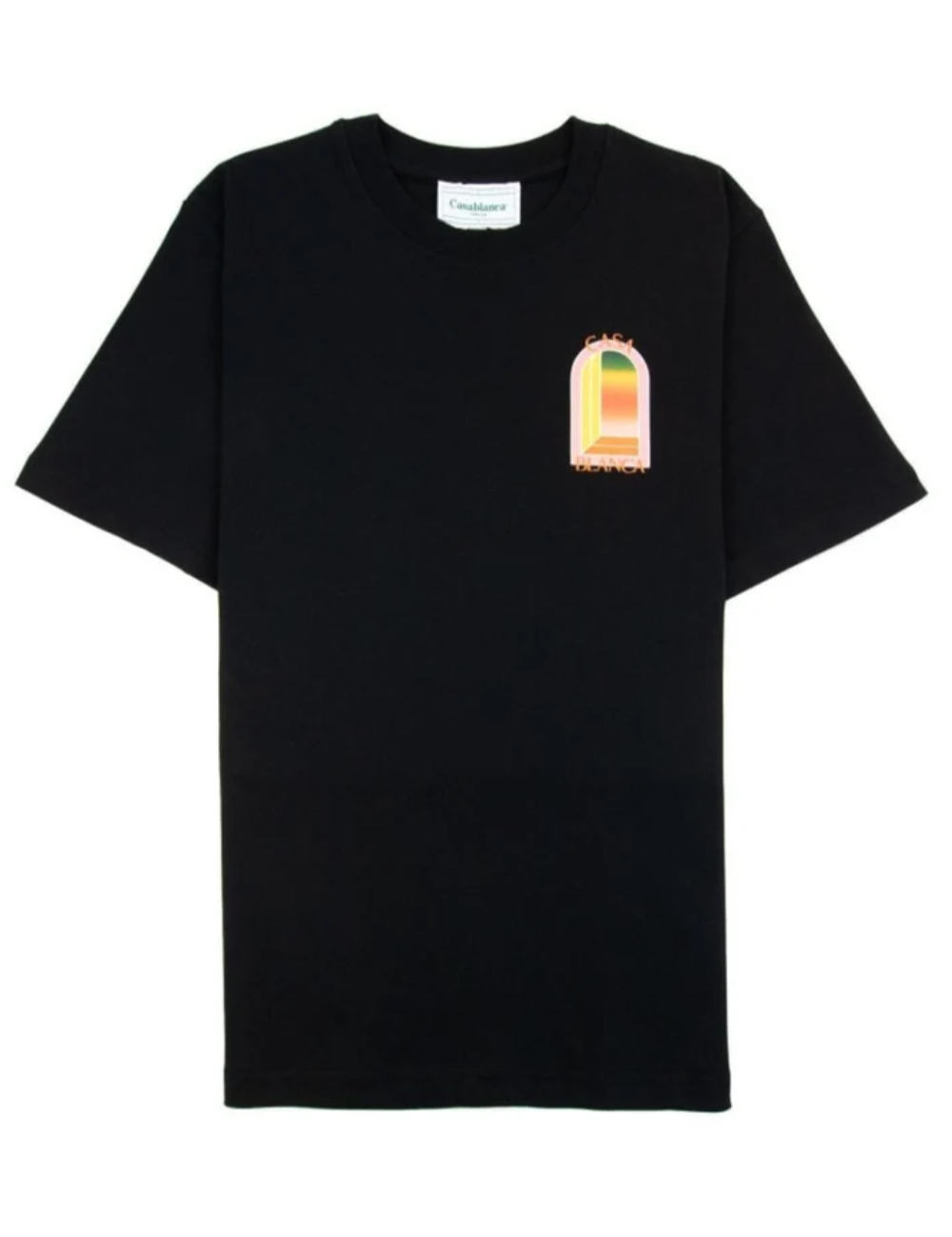Casablanca L'Arche Gradient Logo Printed T-Shirt Black