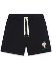Casablanca Rainbow Mushroom Sweatshorts Black