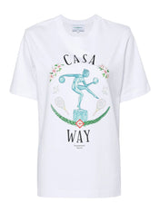 Casablanca Statue en Marbre T-Shirt White