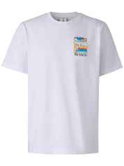 Casablanca Surreal Pool Crewneck Cotton-Jersey T-Shirt