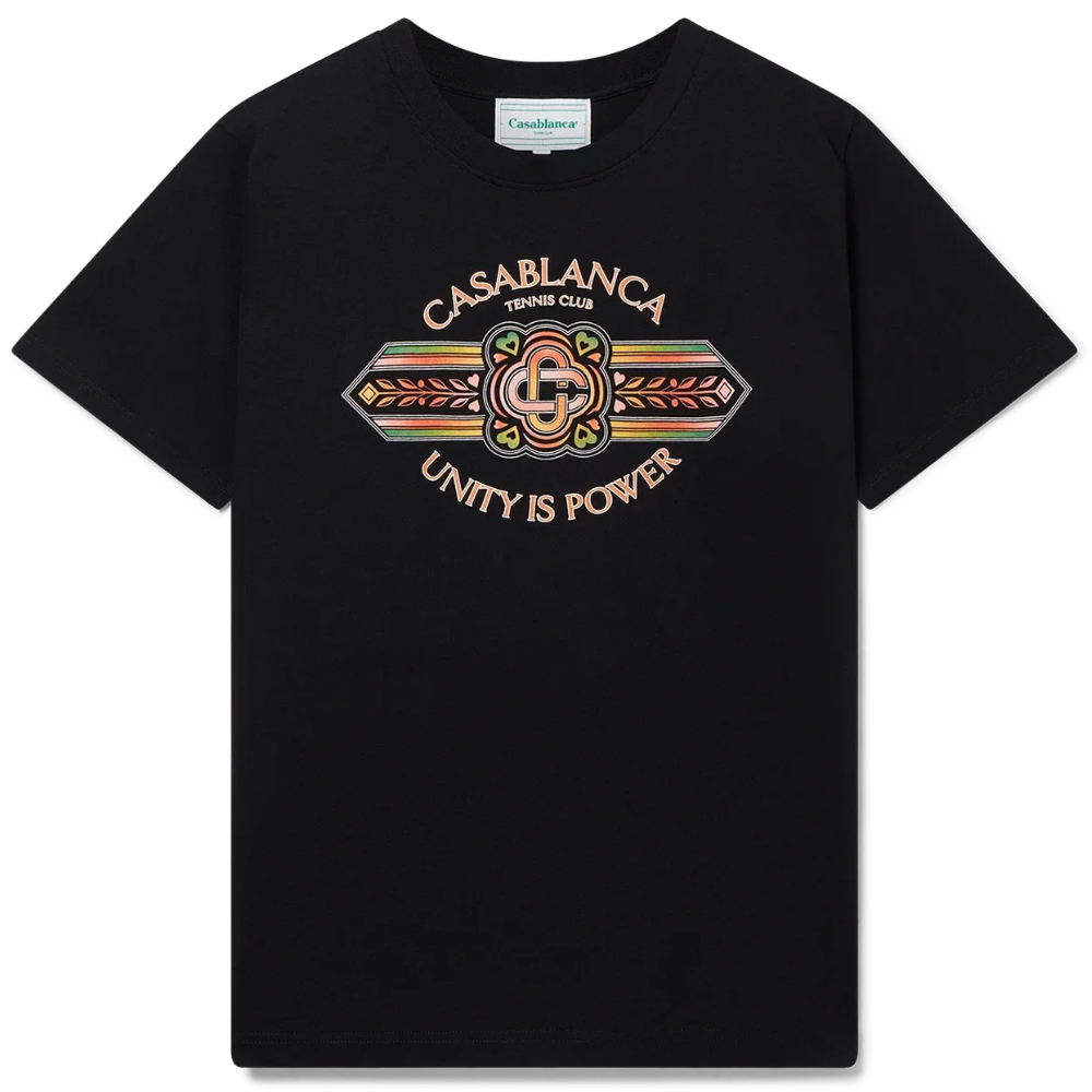 Casablanca Unity Is Power T Shirt Black