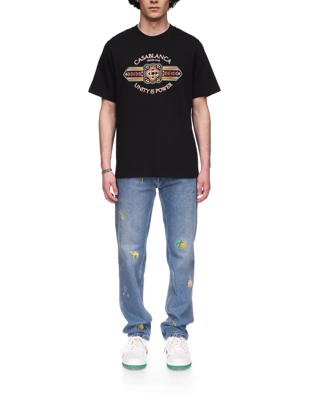Casablanca Unity Is Power T Shirt Black