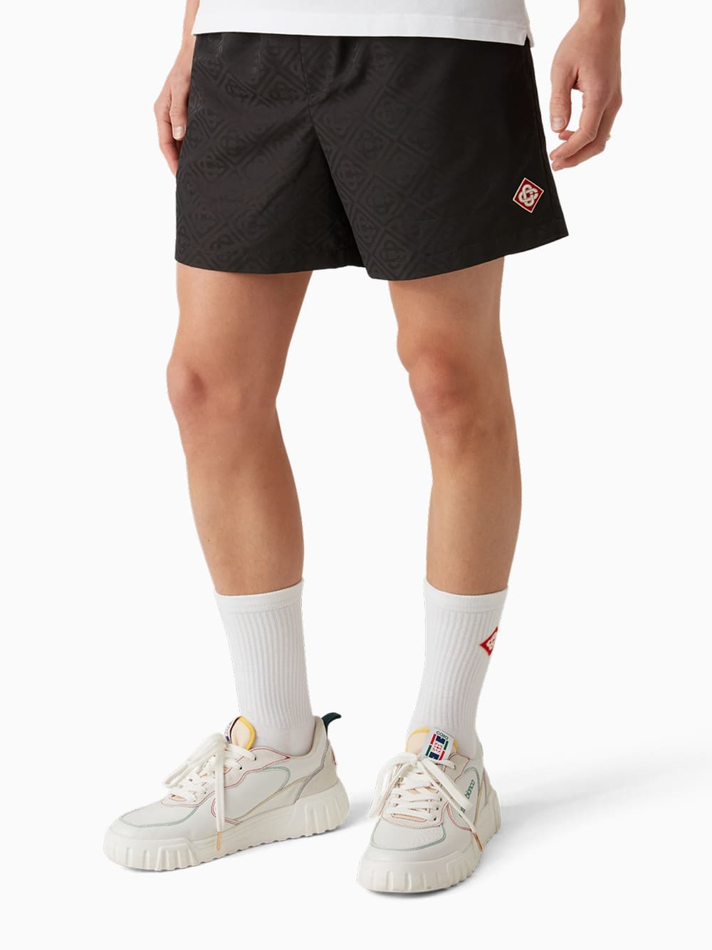 Casablanca Casa Jacquard Swim Shorts Black