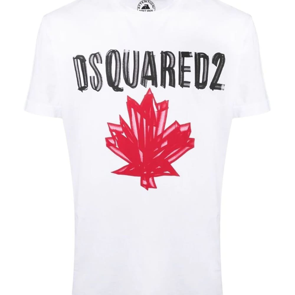 Dsquared2 Maple Leaf Canada T-Shirt White