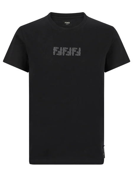 Fendi FUNデザイン Tシャツ 18M FENDI人気フェンディtシャツ2026トレンド流行りカジュアル可愛い