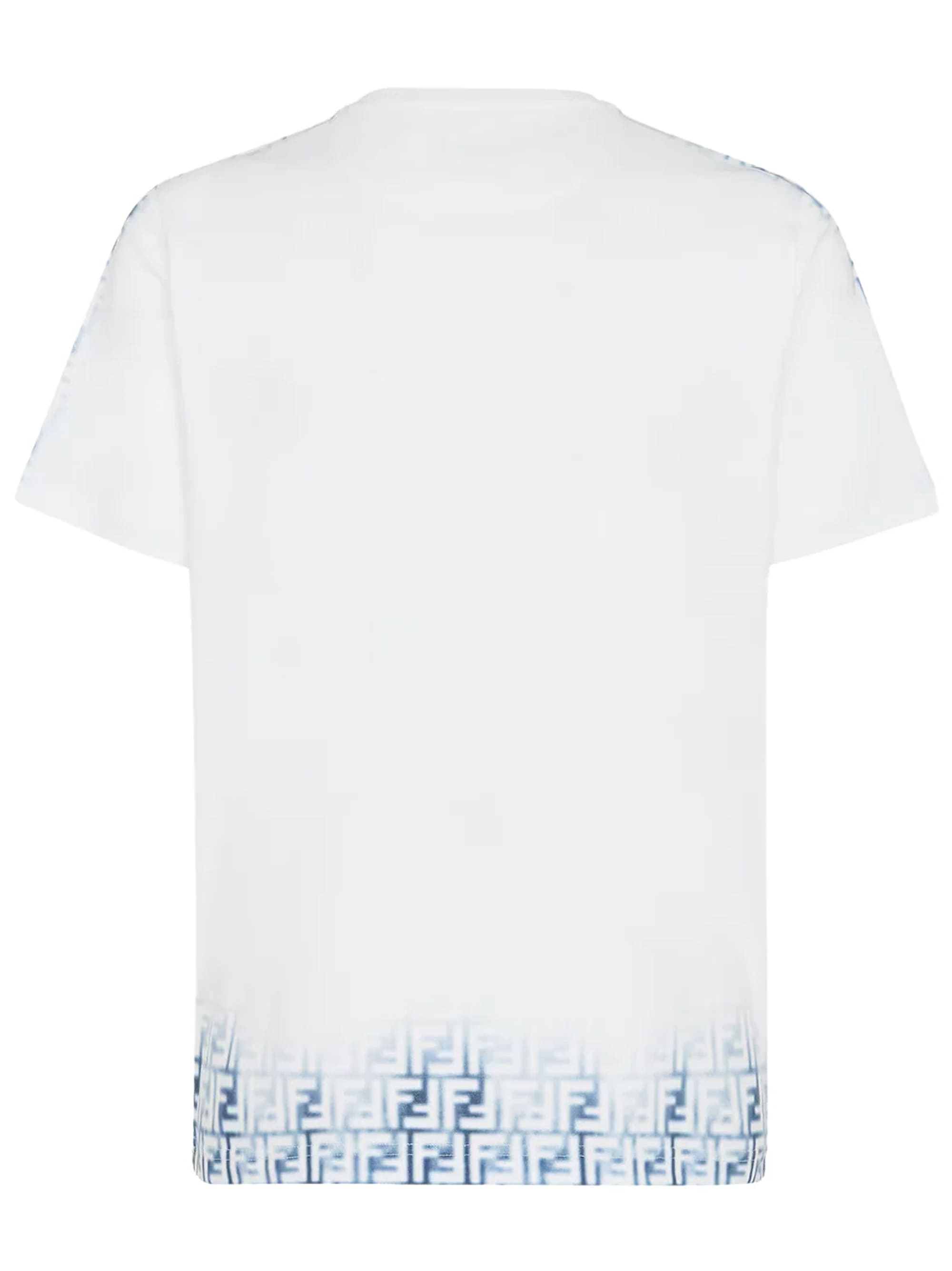 Fendi FF Monogram Faded Print Avio T-Shirt