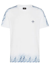 Fendi FF Monogram Faded Print Avio T-Shirt
