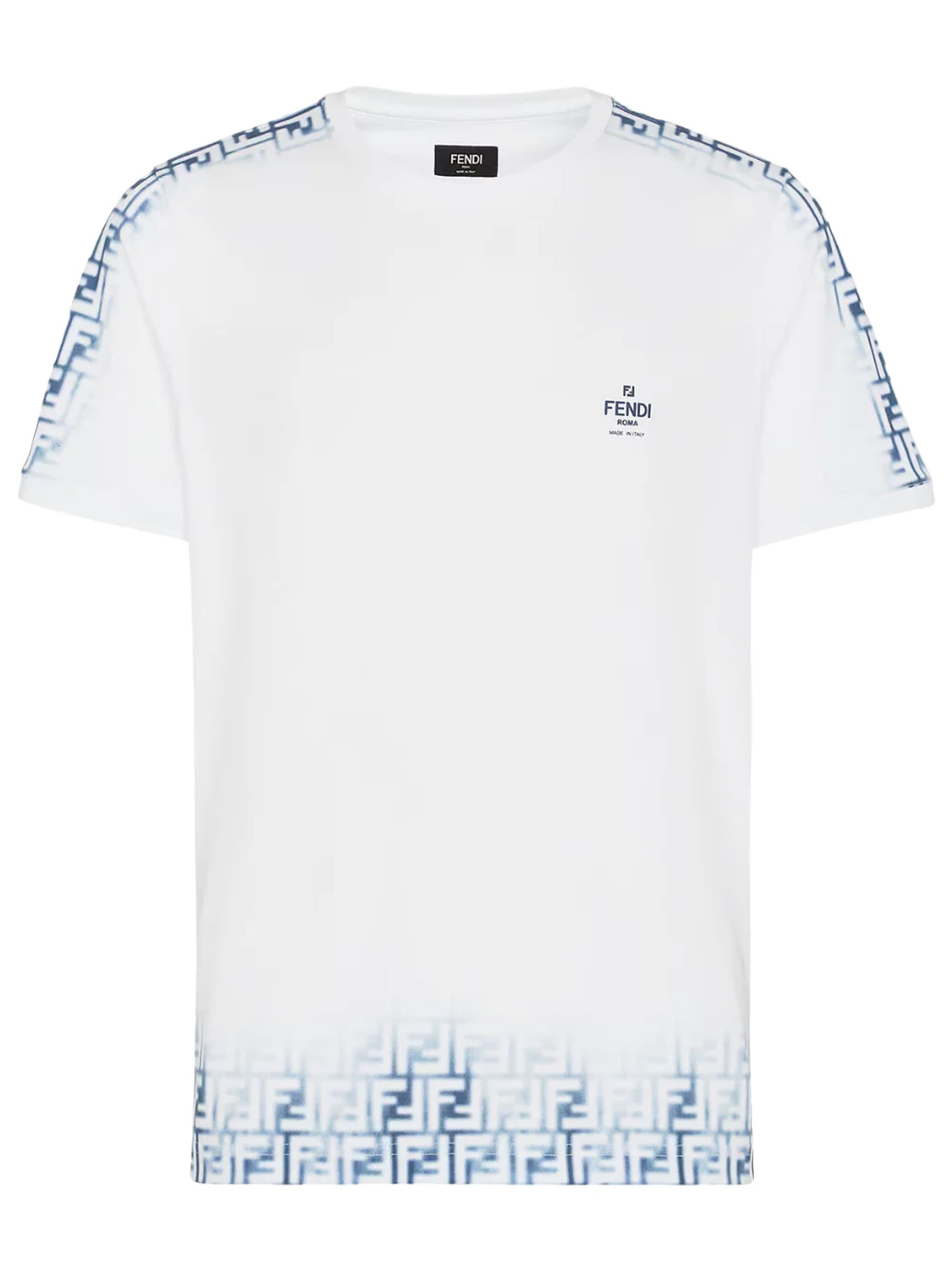 FF Monogram Faded Print Avio T Shirt