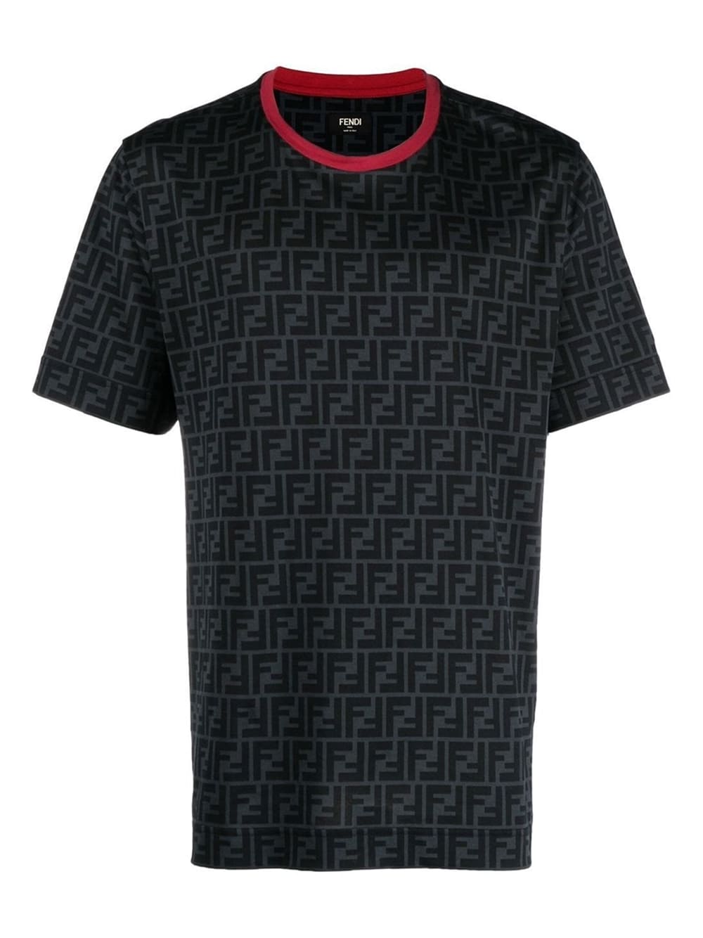 Fendi FF Zucca Print Monogram T-Shirt Grey