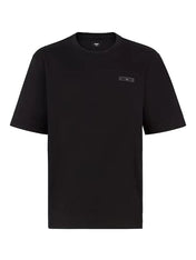 Fendi Logo Patch Crewneck T-Shirt Black | FY0936 AQJE